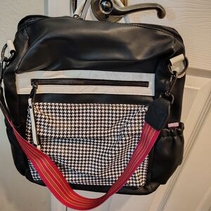 Designer Fashion Backpack Purse Bag